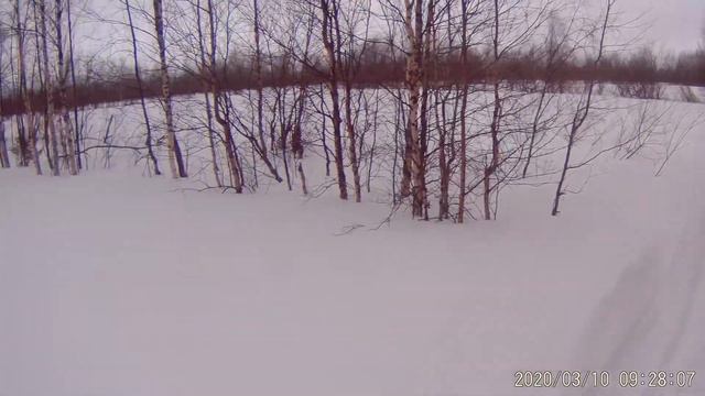 Поход на Попов холм. Куда ведёт дорога от снегохода. смотреть онлайн