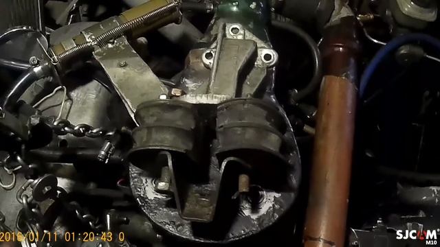 Замена подушек двигателя "Москвича 2141" на ВАЗовские (часть2) смотреть онлайн