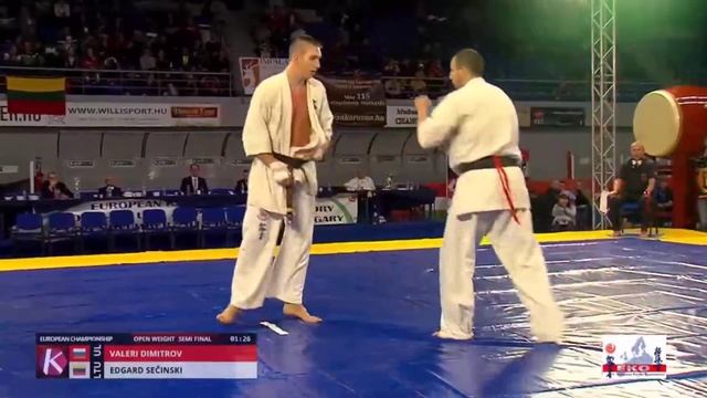 SEMIFINAL Adults Men Open - Valeri Dimitrov (Bulgaria) vs Edgard Sečinski (Lithuania) смотреть онлайн