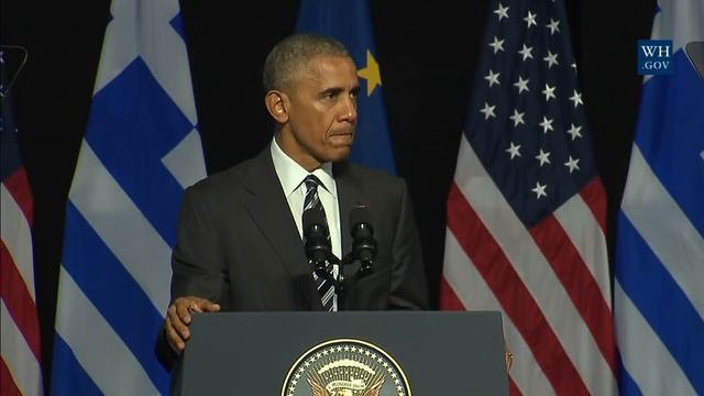 President Obama Delivers Remarks at the Stavros Niarchos Foundation Cultural Center смотреть онлайн