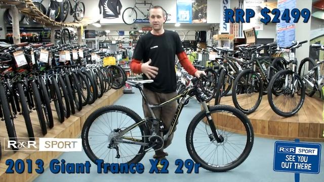2013 Giant Trance X 29er 2 Mountain Bike Review смотреть онлайн