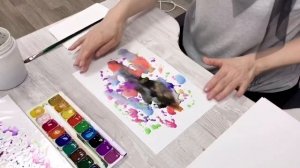 ИЗО «Волшебство акварели. Техника отпечатка» (3 класс)