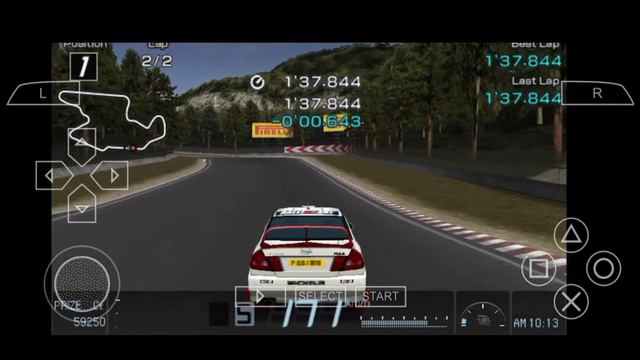 Mitsubishi Lancer Evo IV Rally Car '97 - Trial Mountain Circuit | Gran Turismo PSP Gameplay #5 смотреть онлайн