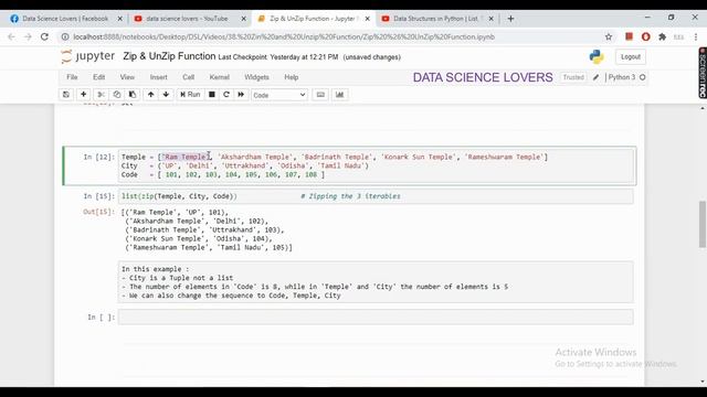 Basic Python Tutorial - 17 ... Zip & UnZip Function in Python || With Examples #python смотреть онлайн