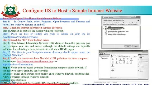 WPD co2i Pr 13 Install a web server and publish a website on Intranet смотреть онлайн