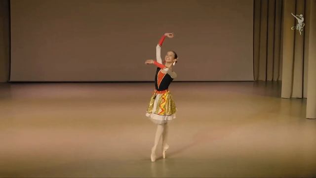 Yasmina Aziz (Age 12) - Gayane Variation (Vaganova Academy 2022) смотреть онлайн