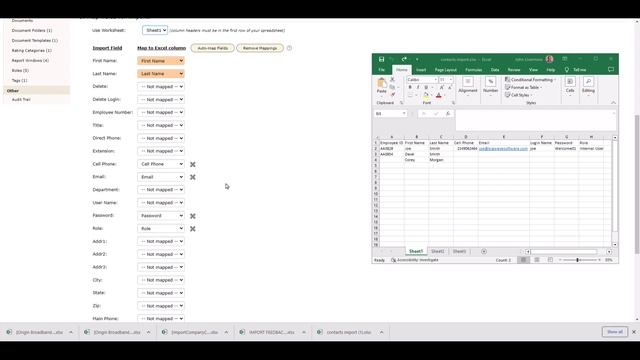 Import and export contacts using Excel смотреть онлайн