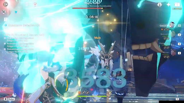 Sucrose Taser & Ganyu Melt | Spiral Abyss 2.7 | Full Stars - Genshin Impact смотреть онлайн