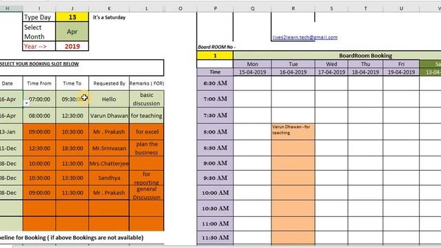 Smart Reservation tool on Excel - The Advanced Version - Part 2 смотреть онлайн