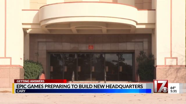 Epic Games preparing to build new HQ at site of old Cary Towne Center смотреть онлайн