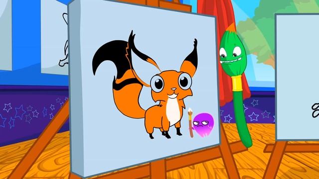 Groovy el Marciano y Phoebe se disfrazan en Halloween - Dibujos infantiles смотреть онлайн