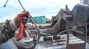 Урал 5557,ремонт тормозной системы