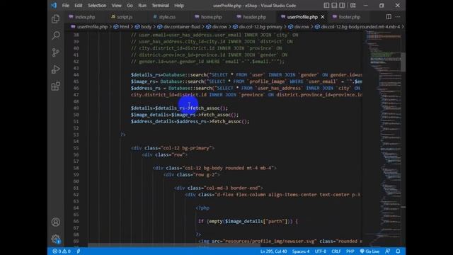 Design a responsive user profile page using HTML, CSS, JavaScript, Bootstrap смотреть онлайн