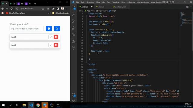 Learn Vue3 by creating a Todo Application | For beginner | #vuejs #javascript #forbeginners #latest смотреть онлайн