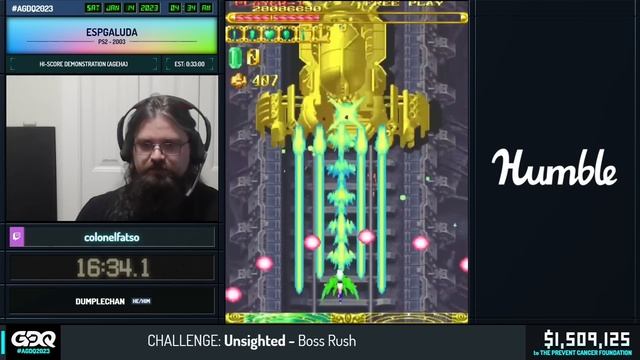 Espgaluda by ColonelFatso in 28:28 - Awesome Games Done Quick 2023 смотреть онлайн