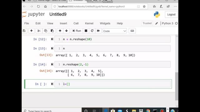 More About Reshape Numpy Array смотреть онлайн