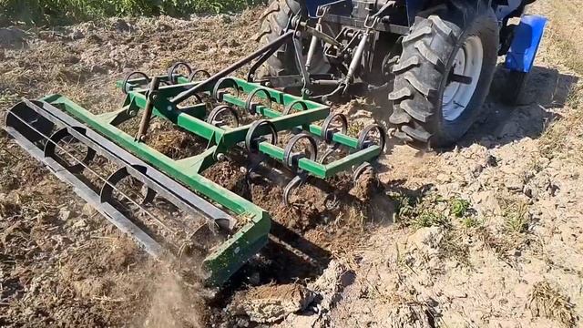 Shifeng SF 160 культивація важкої землі. КН 1.4 шкрябає дисковану площу смотреть онлайн