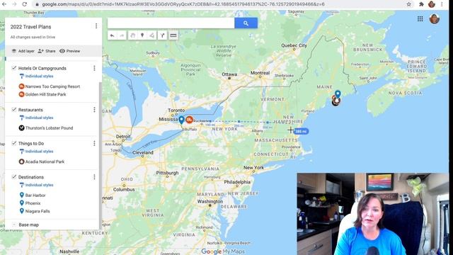 Google My Maps route planner [step-by-step tutorial] смотреть онлайн