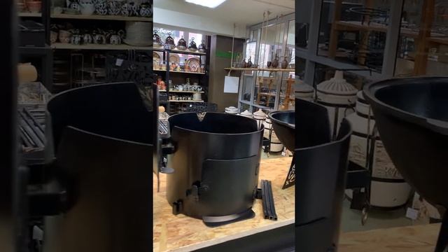 Печь под казан с дверцей и дымоходом смотреть онлайн