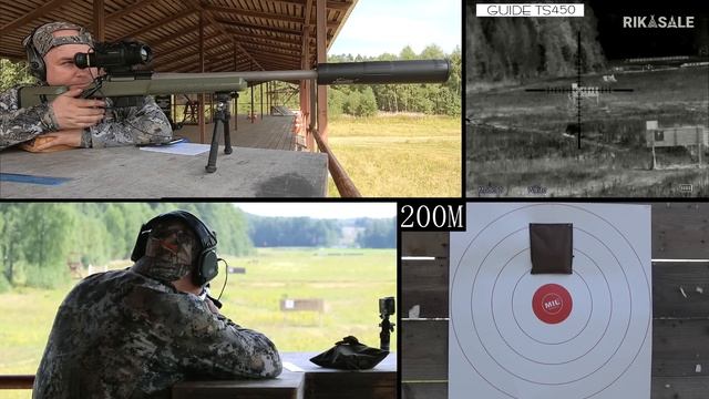 Guide TS450 обзор тепловизионного прицела на винтовке Аркуда. Пристрелка GUIDE TS425 и GUIDE TS435.