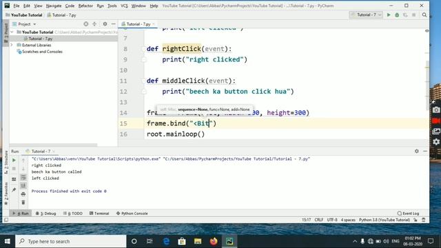 Python GUI Tutorial - 7 | Mouse Button events | Hindi 2020 смотреть онлайн