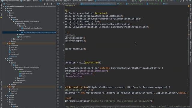Spring Boot Microservices 06 - Moving token to a separate module смотреть онлайн