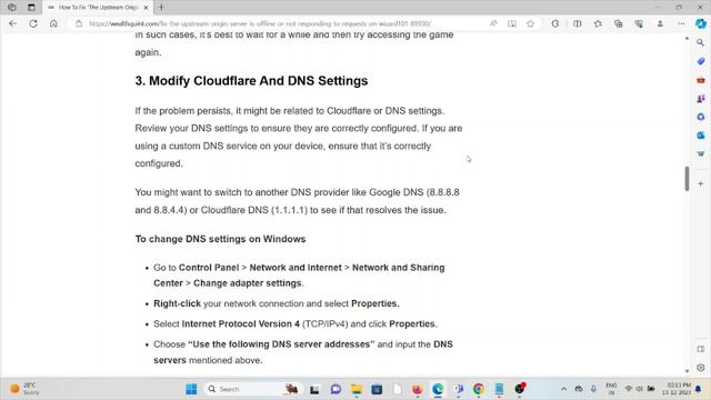 How To Fix “The Upstream Origin Server Is Offline Or Not Responding To Requests” On Wizard101 смотреть онлайн