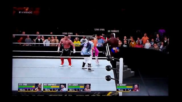 WWE2K16 6 Man Battle Royal Titus O'Neil смотреть онлайн