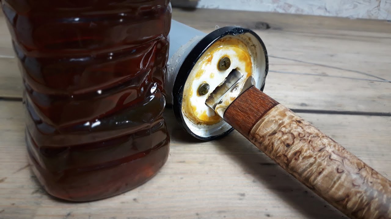 Пропитка рукояти ножа / как защитить рукоять ножа / приспособа для пропитки