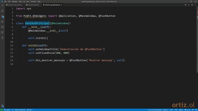 Python Curso V2: 394 Uso de un Componente QPushButton - Responder al Evento Click de un Botón смотреть онлайн