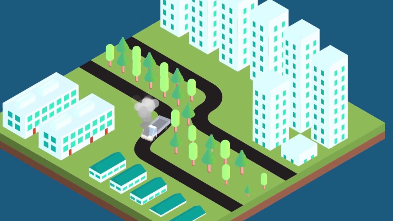 Видео инфографика в стиле изометрия. Создание рекламных видеороликов. смотреть онлайн