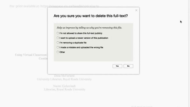 How to delete a full text file from your Research Gate publication смотреть онлайн
