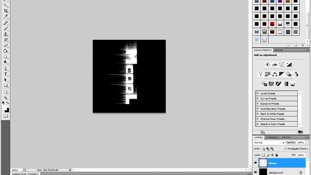 Ледяной текст в Фотошопе смотреть онлайн
