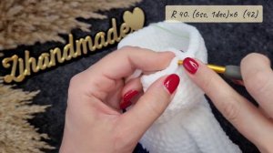 МК КУРОМИ КРЮЧКОМ ❤️ 3-Я ЧАСТЬ (Ввязывание ручек, голова, оформление мордочки) #амигуруми #kuromi