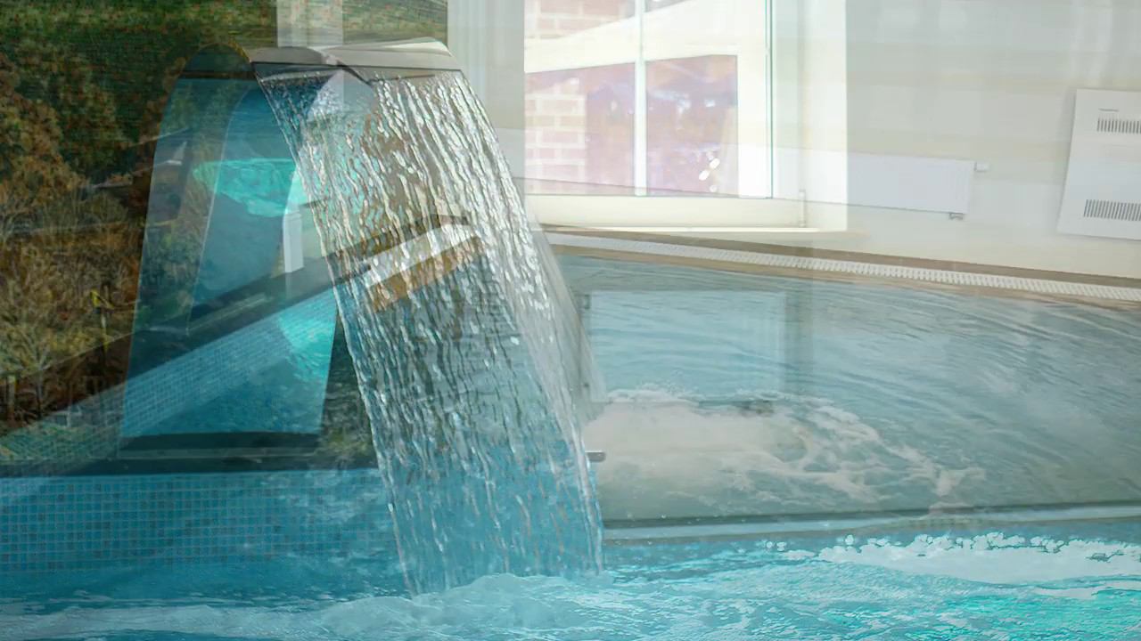 Водопад в бассейне смотреть онлайн