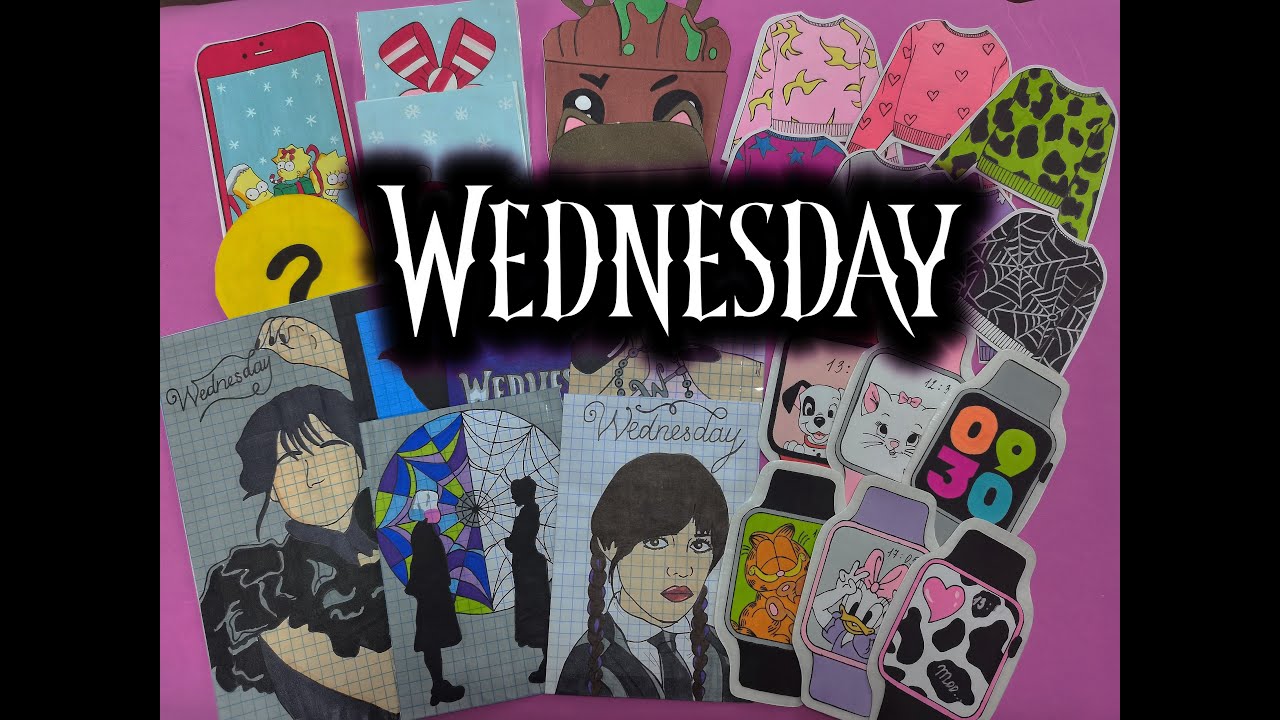 Wednesday?/Уэнсдей?Бумажные сюрпризы?Распаковка бумажных сюрпризов? смотреть онлайн