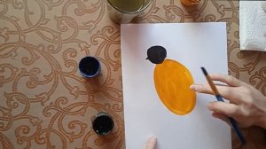 Красивая птичка. Рисование. Средняя группа