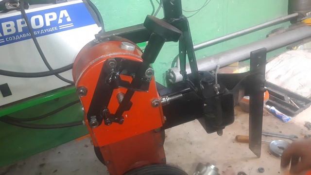 Замена двигателя мотоблока Кумир. смотреть онлайн