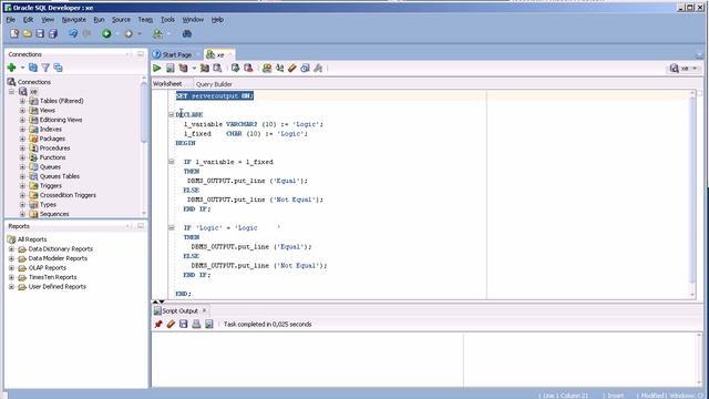 Сравнение char и varchar в Oracle смотреть онлайн