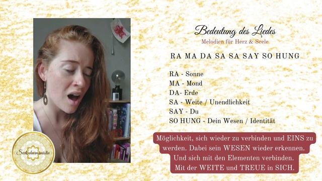 Mantra für die Seele - RA MA DA SA SA SAY SO HUNG смотреть онлайн