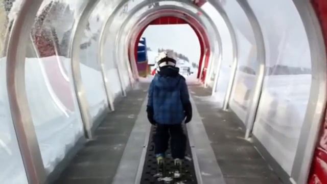 Wagrain: зимние каникулы 2015 года (на лыжи с ребенком) смотреть онлайн