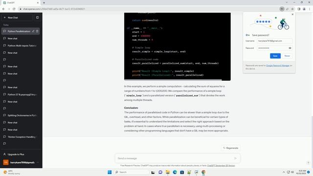 Why is the following simple parallelized code much slower than a simple loop in Python смотреть онлайн