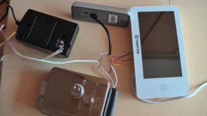 Подключение эл.замка Atis Lock к домофону  Tantos NEO