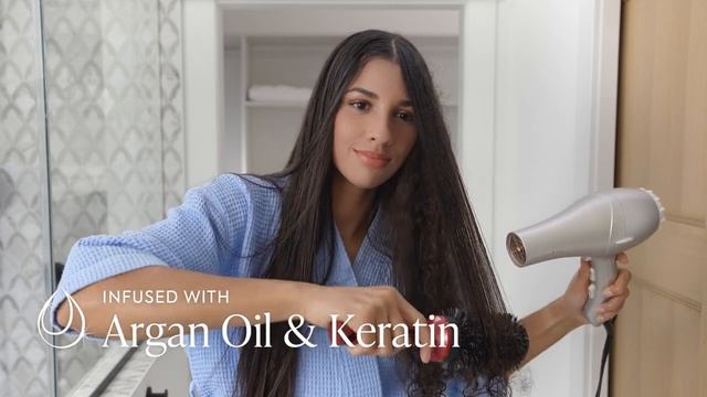 REMINGTON® Shine Therapy™ Argan Oil & Keratin Hair Dryer смотреть онлайн
