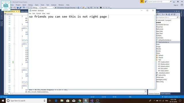 How to solve 404 error in mvc in asp.net || visual studio 2017 #Error tutorials 15 смотреть онлайн