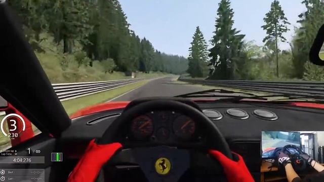 Assetto Corsa One Lap Drive [80] - Ferrari GTO (Cockpit cam/No music) смотреть онлайн
