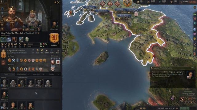Let's Play Crusader Kings III Legends of the Dead Scotland - Part 11 смотреть онлайн