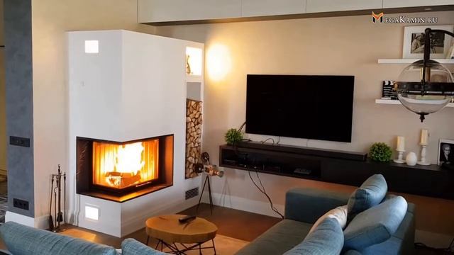 Камин пристенно-угловой топка Spartherm Varia 2Lh-4S (Германия) смотреть онлайн