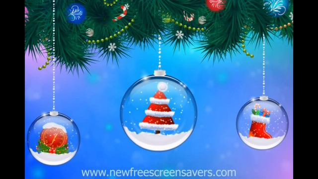 Christmas Screensaver nfsFur-treeToys смотреть онлайн