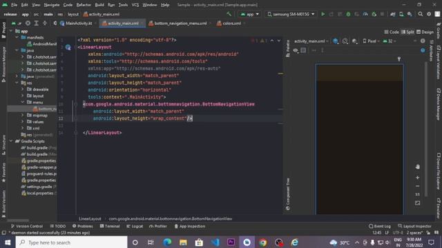3. How To Add Material Bottom Navigation Bar In Android Studio Android App Development Using Kotlin смотреть онлайн